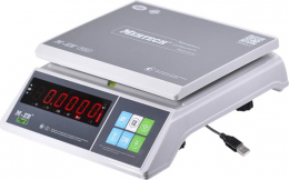 Торговые электронные весы MERTECH M-ER 326 AFU-15.1 POST II (двойной дисплей)